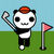 Panda Golf Xmas